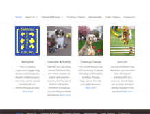 Tablet Screenshot of carrollkennelclub.org